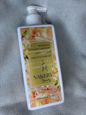 Nakery Beauty SkinRestore Face, Body + Hair Wash 350ml/ 11.8oz. Factory Sealed!!